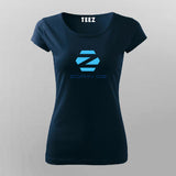 Zorin OS Linux Logo T-shirt For Women Geek Style