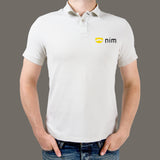Nim Programming Language Crown Polo T-Shirt For Men