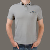 Open Chain Polo T-Shirt For Men