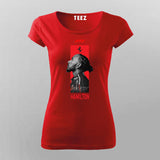 Lewis Hamilton Ferrari F1 T-shirt For Women