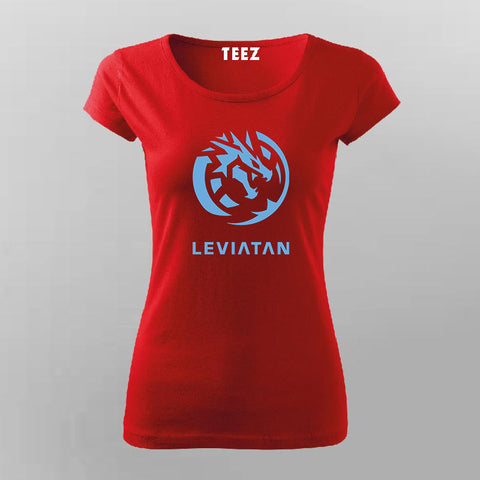 Leviatan Esports Dragon Logo Graphic T-shirt For Women