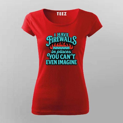 Firewall Defense Mode T-Shirt For Women – Built Like a Network Fortress