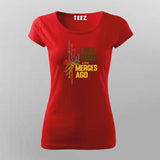 Techie Women's Tee | I Was Sane A Few Merges Ago