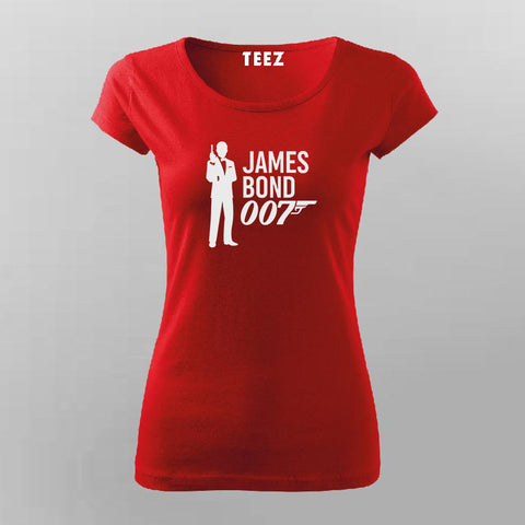 James Bond Women’s Tee – 007 Style with Attitude