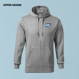 Sap-Software-grey-zipper-hoodie
