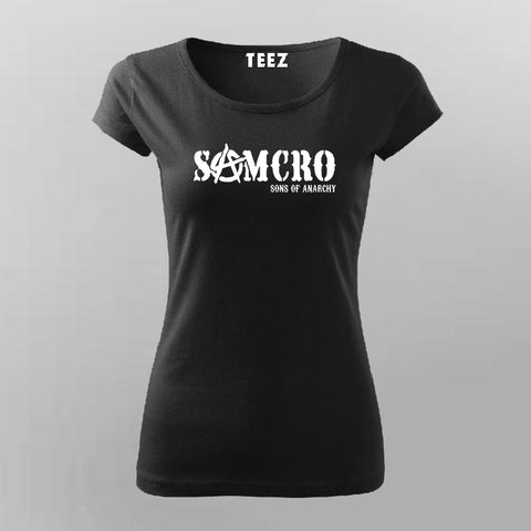 Sons of anarchy Samcro biker T-shirt For Women