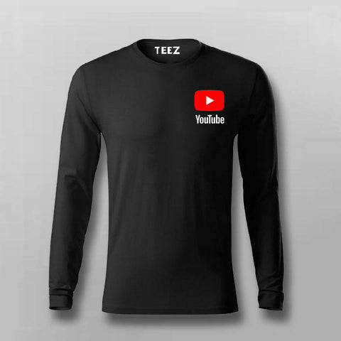 YouTube Creator Mode Full Sleeeve T-Shirt – Record. Edit. Upload. (Prepaid Only)