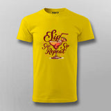 Sip Repeat T-Shirt for Men – Cocktail Lover Tee Online India