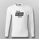 Custom Graphic Full Sleeve T-Shirts Online India