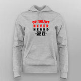 Optimism Never T-shirt For Women