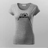 Metallica T-Shirt For Women – Legends in Line Art