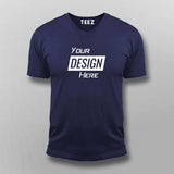 Custom Logo V Neck T-Shirts