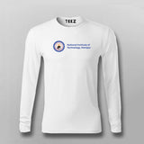 NIT Manipur Logo T-shirt For Men