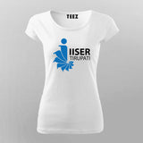IISER Tirupati Logo T-shirt For Women