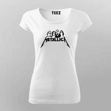 Metallica T-Shirt For Women – Legends in Line Art