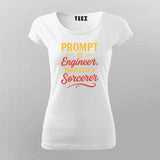 Prompt Engineer T-Shirt for Women – AI Wizard Mode Activated