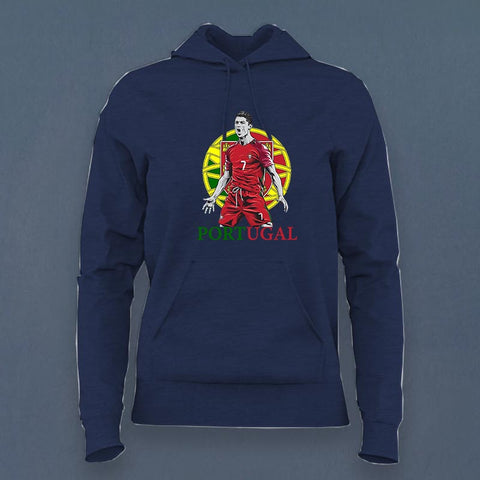 Portugal Fan-Made Hoodie for Women | Show Your National Pride