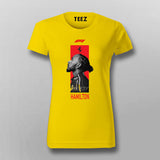 Lewis Hamilton Ferrari F1 T-shirt For Women