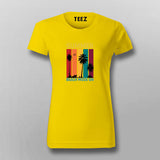 Summer Beach Mode On T-shirt For Women