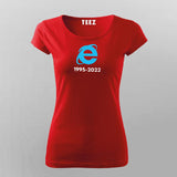 RIP Internet Explorer Vintage Geek Tee