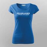 Programmer approach with snacks t-shirt for women online