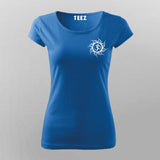 Namaste Yoga Chest Logo T-shirt For Women India