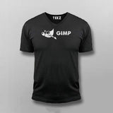 GIMP GNU Image Manipulation Program Logo  V-Neck T-shirt For Men Online