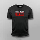 Free Hugs Cancelled For 2020 V Neck T-Shirt For Men Online India