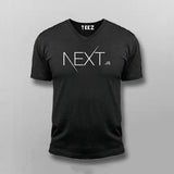 Next.js  V-Neck T-shirt For Men Online