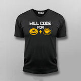 Will Code For Donut & Coffee Men's Tee