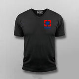 HDFC Logo V Neck T-Shirt For Men Online India