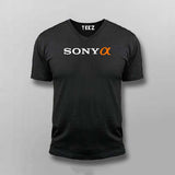 Sony Alpha Apparel Essential V Neck  T-Shirt For Men Online India