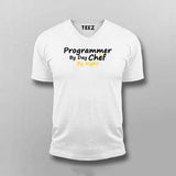  Programmer By Day Chef By Night v neck t-shirt for men india