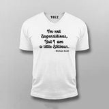 I'm Not A Superstitious But I'm A Little Stitious  T-Shirt For Men