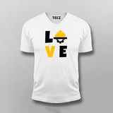 Civil Engineer Love V-Neck T-Shirt For Men Online