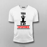 Yoga Is My SuperPower – Inspirational Men's Tee
