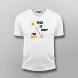 This Is Why I' m Hot  V Neck T-Shirt For Men India