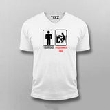 Programmer Dad Funny Programmer V-Neck T- Shirt For Men Online