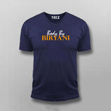 Body By Biryani V-Neck  T-Shirt For Men