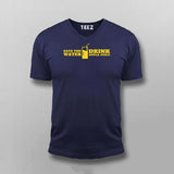 Save The Water Drink Apple Juice Funny V-neck T-shirt For Men Online India