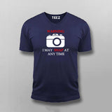 Warning I May Snap  At Any Time  T-Shirt For Men