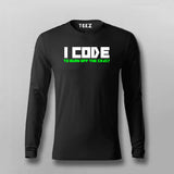 Coding Away the Crazy Men's T-Shirt - Therapeutic Programming