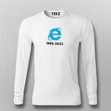 RIP Internet Explorer: Vintage Browser Tee