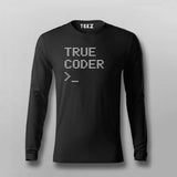 True Coder Programming Full Sleeve T-shirt For Men Online India 