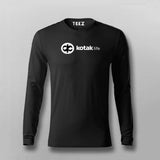 Kotak Mahindra Life Logo Full sleeve T-Shirt For Men Online Teez