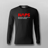 NAPS Necessary Allowance Of  Personal Solitude T- Shirt For Men