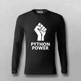 Unleash Python Power Men's T-Shirt - Code With Strength
