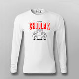 I'D Rather Chillax Funny T- Shirt For Men