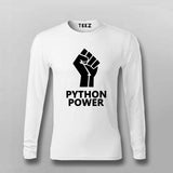 Unleash Python Power Men's T-Shirt - Code With Strength