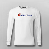 ICICI Bank Full Sleeve T-Shirt For Men India